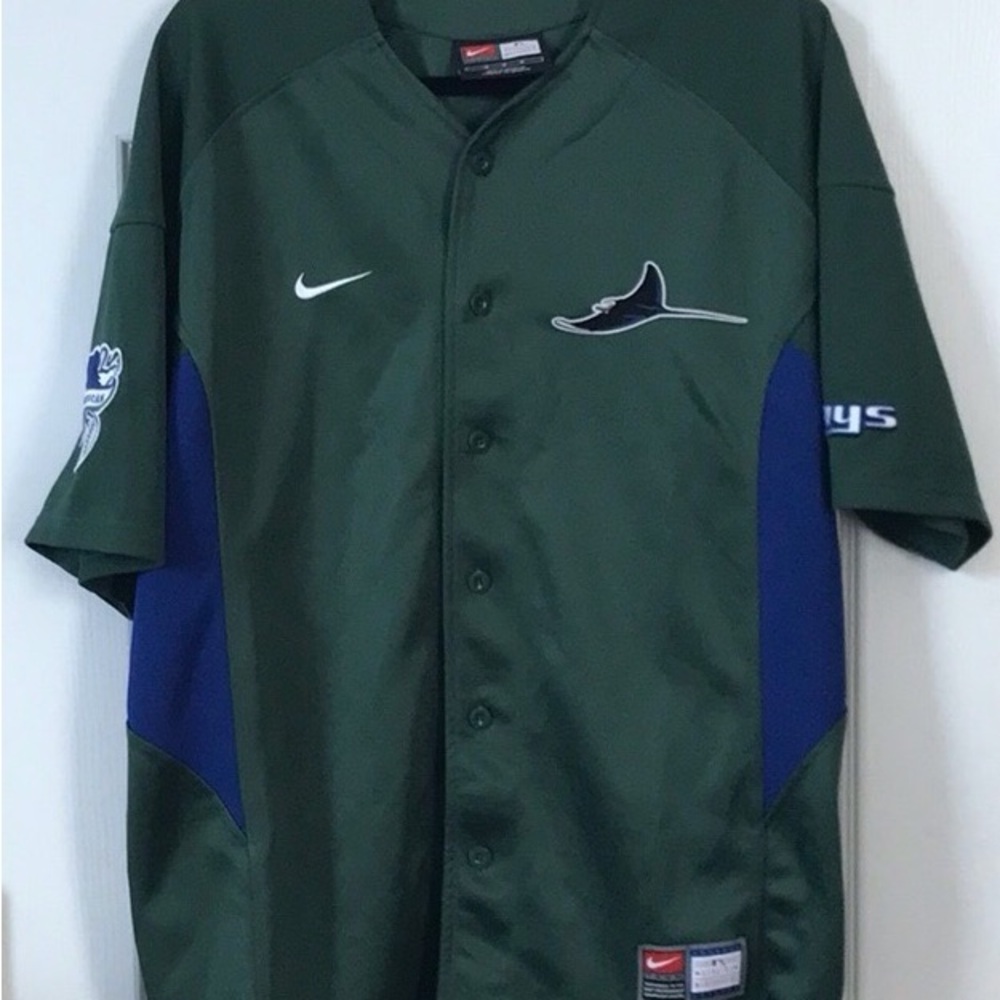 Tampa Bay Rays Lightning Jersey Nike, Size Medium